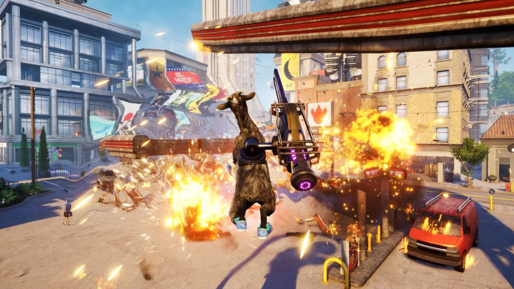 Goat Simulator 3 - Edycja Koza w Pudelku Gra żywioły