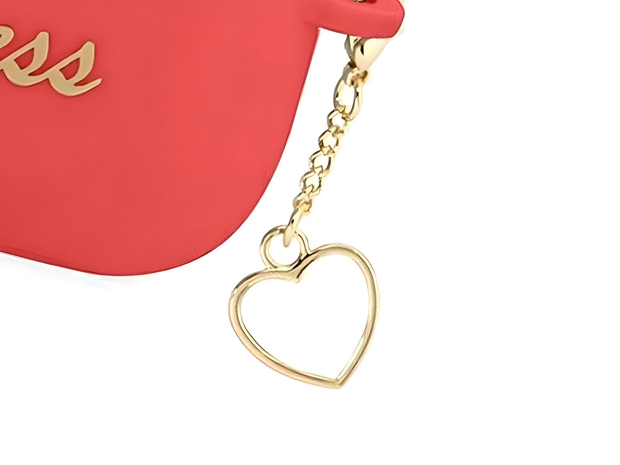 Etui na słuchawki GUESS Silicone Charm Heart Collection logo styl wyjątkowość zawieszka