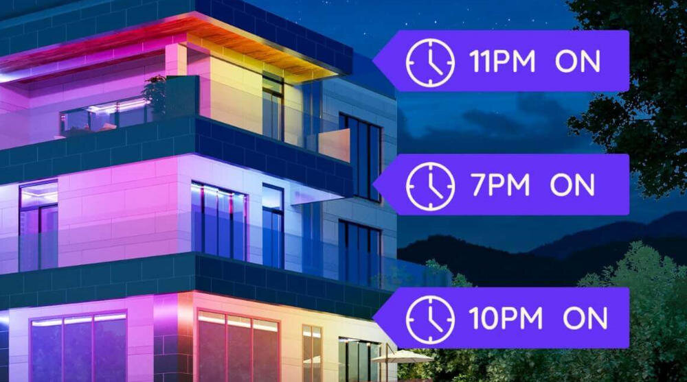 GOVEE wielokolorowe wyświetlacze kolory