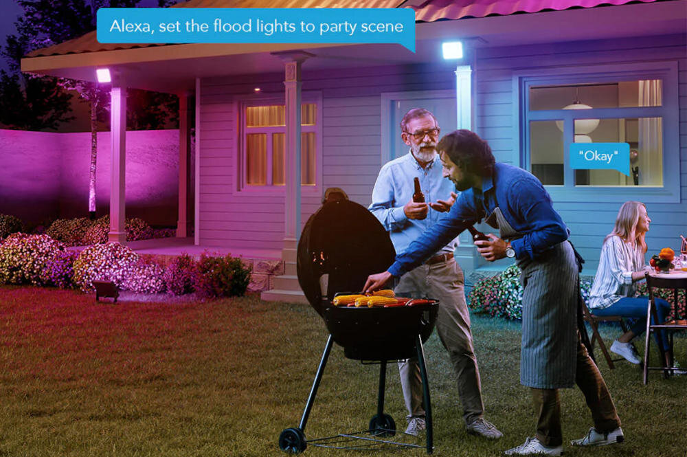 GOVEE lampa aplikacje włączanie wyłączanie jasność kolor alexa google assistant komendy głosowe