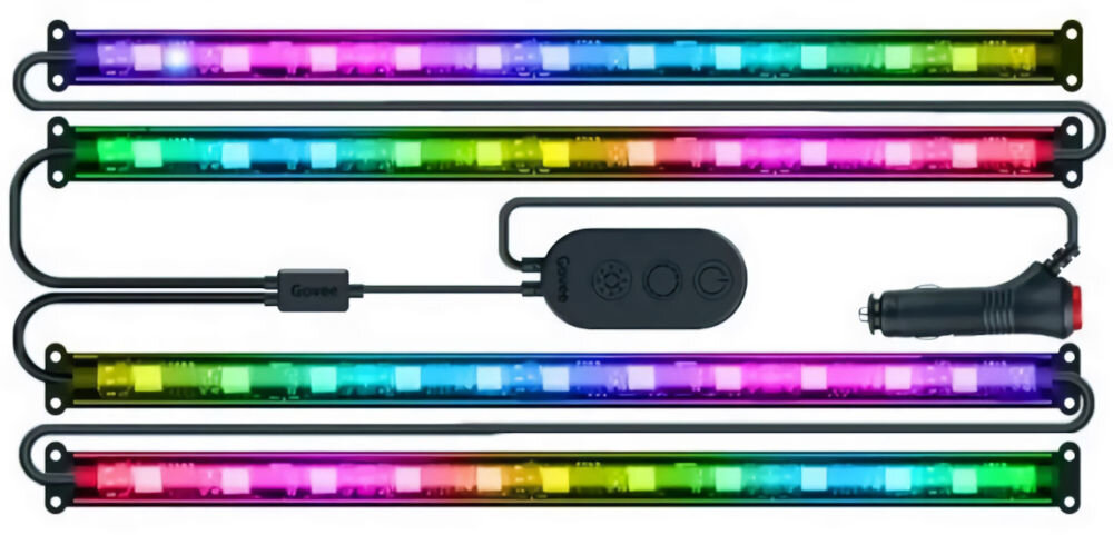 Taśma LED GOVEE H7090 1.2 m Bluetooth elementy zestaw