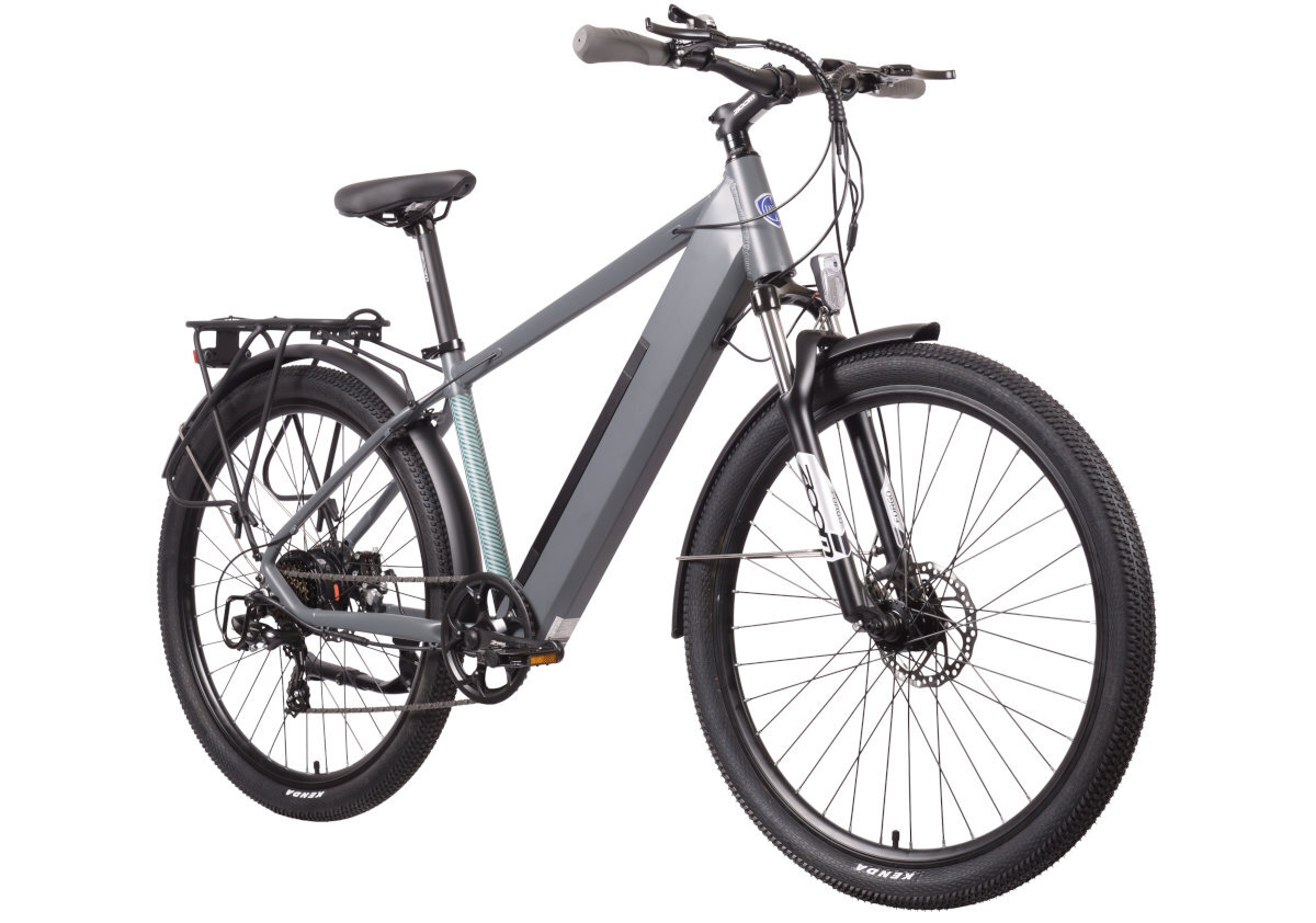 ROWER ELEKTRYCZNY MTB LANCIA YPSYLON GENIO 27.5 SZARY M43 17 trwala rama aluminium odporna korozje