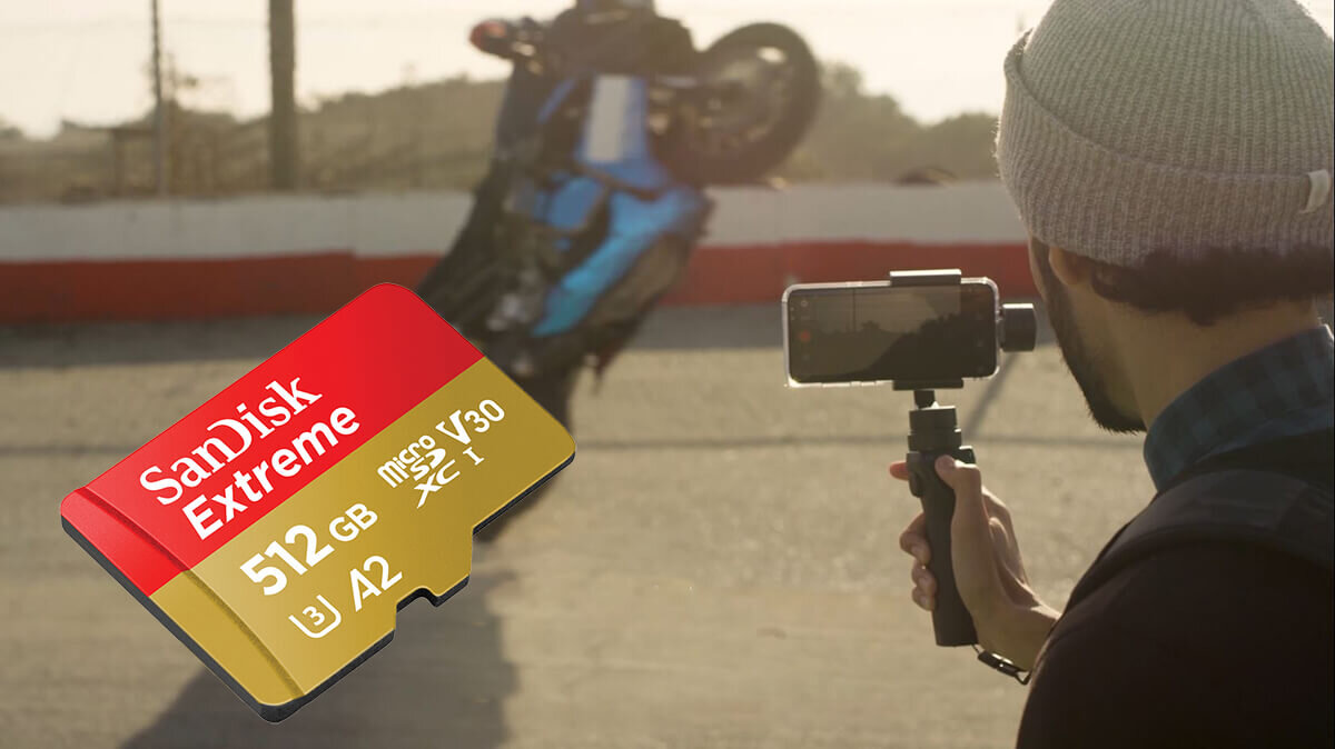 zdjęcie lifestyle plus zdjęcie karty pamięci