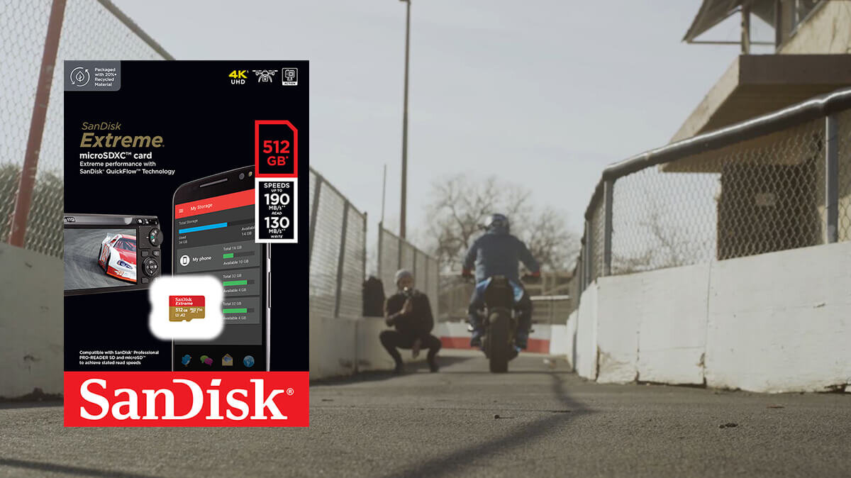 zdjęcie lifestyle plus zdjęcie karty pamięci