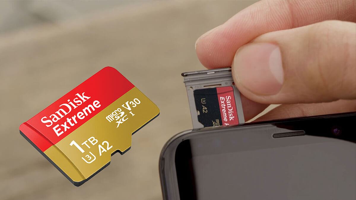 zdjęcie lifestyle plus zdjęcie karty pamięci