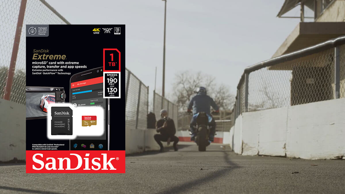 zdjęcie lifestyle plus zdjęcie karty pamięci