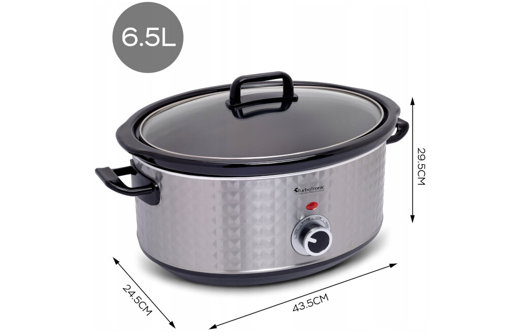 Wolnowar TURBOTRONIC TT-SC6D Srebrno-szary