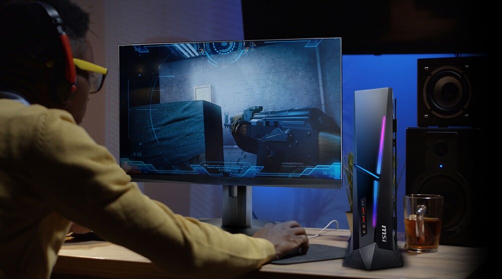 Komputer MSI Meg Trident X - wysoka jakość wydajność wygląd ogólny karta sieciowa