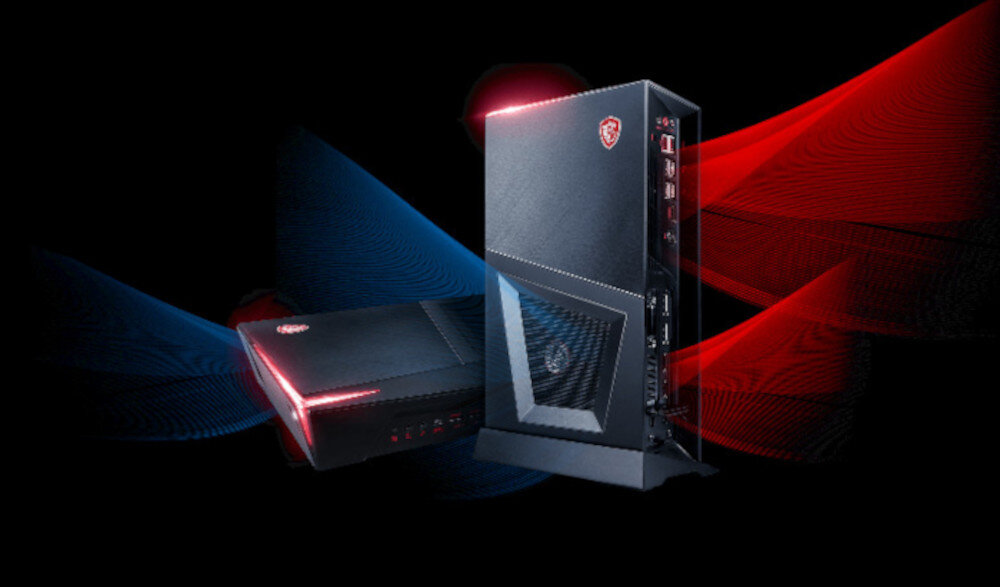 Komputer MSI MPG Trident 3 10SI-409EU chłodzenie wentylatory radiator temperatura