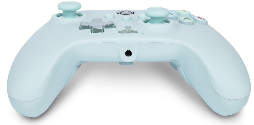 Kontroler POWERA Enhanced jakość wykonanie sterowanie drążki analogowe udostępnianie osiągnięcia zrzuty ekranów możliwości konfiguracja mapowanie drgania silniczki wibracyjne gniazdo pokrętło regulacji głośności kabel USB opakowanie zestaw