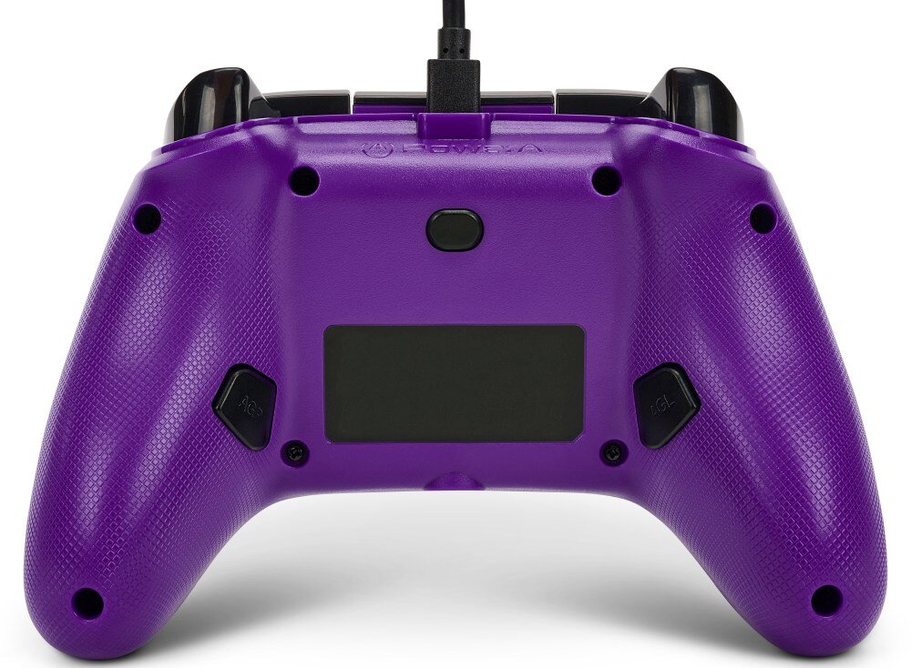 Kontroler POWERA Enhanced jakość wykonanie sterowanie drążki analogowe udostępnianie osiągnięcia zrzuty ekranów możliwości konfiguracja mapowanie drgania silniczki wibracyjne gniazdo pokrętło regulacji głośności kabel USB opakowanie zestaw