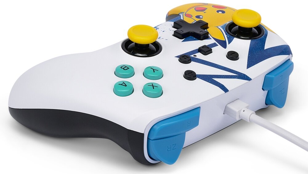 Kontroler POWERA Enhanced  jakość wykoannie sterowanie precyzja konfiguracja gniazdo łączność przewodowa motyw grafika 