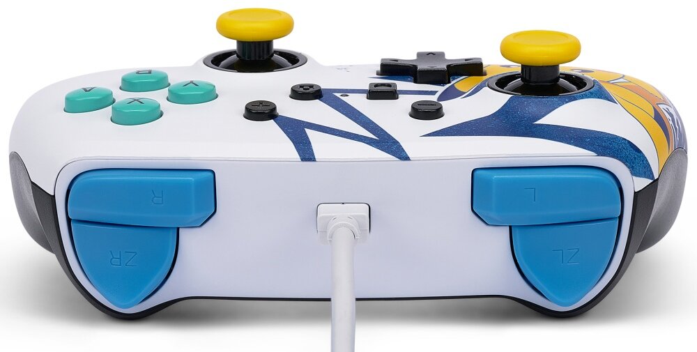 Kontroler POWERA Enhanced  jakość wykoannie sterowanie precyzja konfiguracja gniazdo łączność przewodowa motyw grafika 