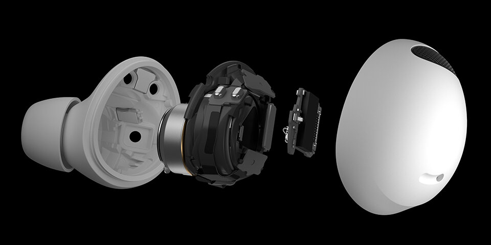 Galaxy Buds2 Pro wyposażono w głośnik nisko i wysokotonowy, by usłyszeć każdy dźwięk perfekcyjnie Galaxy Buds2 Pro wyposażono w głośnik nisko i wysokotonowy, by usłyszeć każdy dźwięk perfekcyjnie
