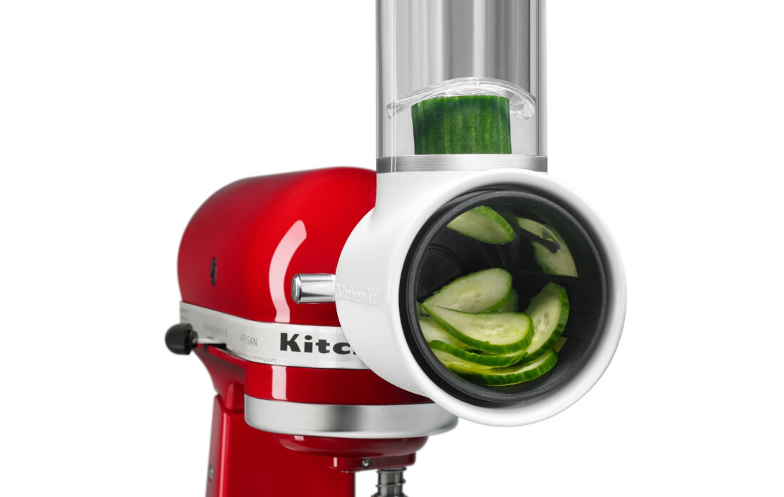 Robot kuchenny planetarny KITCHENAID Artisan 5KSM125EER 300 W + Szatkownica 5KSMVSA