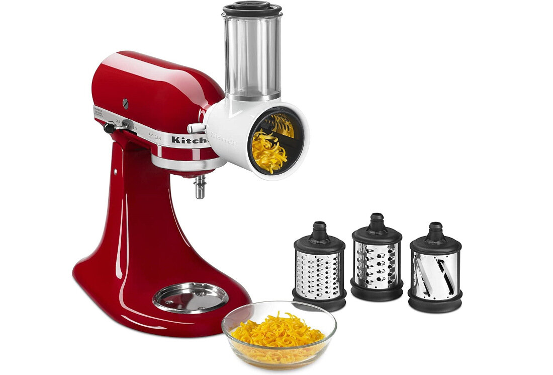 Robot kuchenny planetarny KITCHENAID Artisan 5KSM125EER 300 W + Szatkownica 5KSMVSA