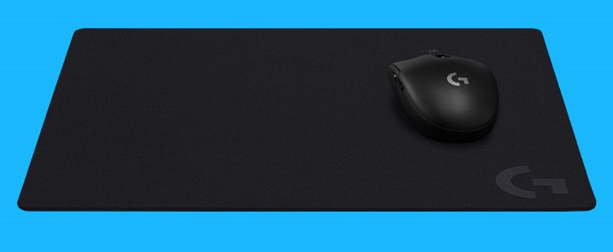 Podkładka LOGITECH G640 materiał tekstura obszar biurko zwijanie jakość komfort dopasowanie stabilność gry gaming wodoodporna miękka antypoślizgowa guma