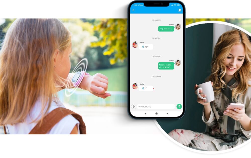 SMARTWATCH FOREVER GPS KIDS FIND ME 2 ekran bateria czujniki zdrowie sport pasek ładowanie pojemność rozdzielczość łączność sterowanie krew puls rozmowy smartfon aplikacja