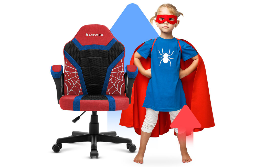 Fotel HUZARO Ranger 1.0 Spider Mesh Wielokolorowy bohaterowie