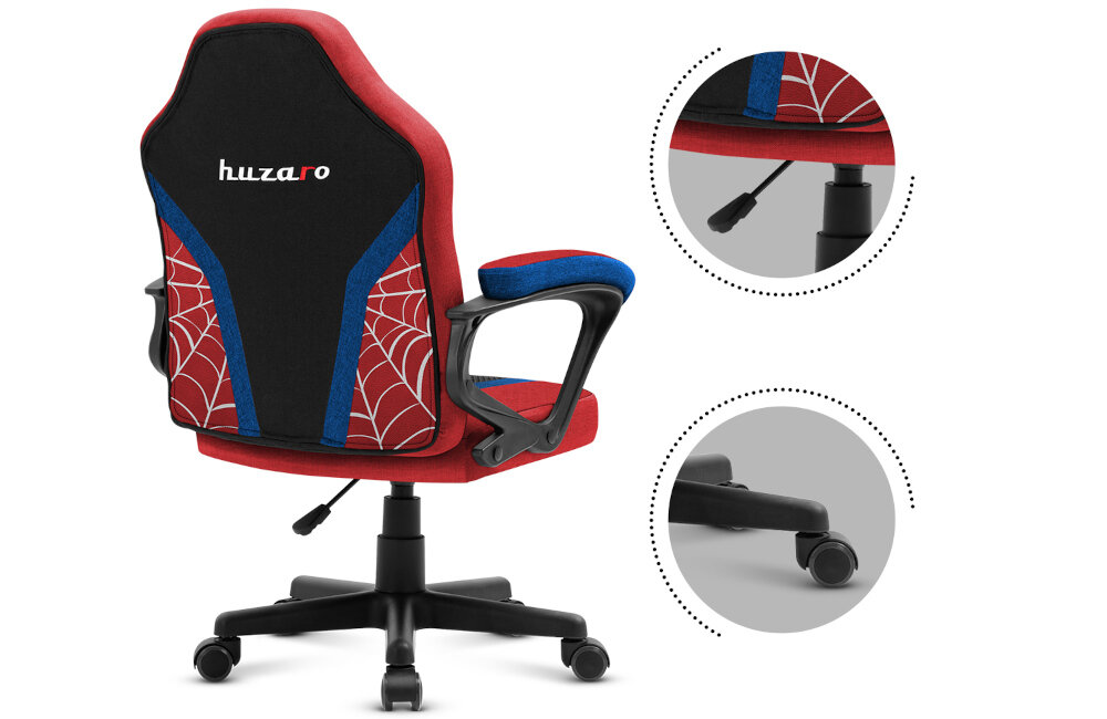 Fotel HUZARO Ranger 1.0 Spider Mesh Wielokolorowy konstrukcja bezpieczeństwo producent poziom 