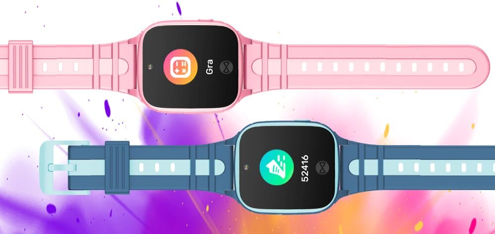 SMARTWATCH FOREVER GPS KIDS SEE ME 2 ekran bateria czujniki zdrowie sport pasek ładowanie pojemność rozdzielczość łączność sterowanie krew puls rozmowy smartfon aplikacja