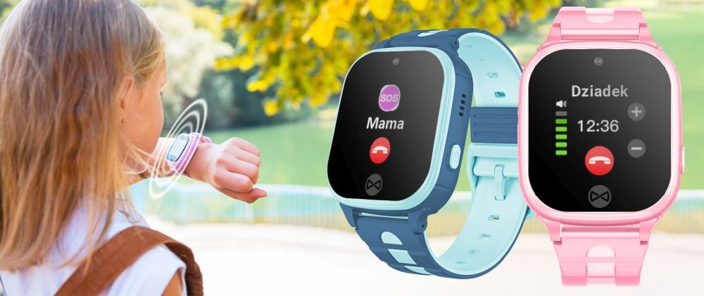 SMARTWATCH FOREVER GPS KIDS SEE ME 2 ekran bateria czujniki zdrowie sport pasek ładowanie pojemność rozdzielczość łączność sterowanie krew puls rozmowy smartfon aplikacja