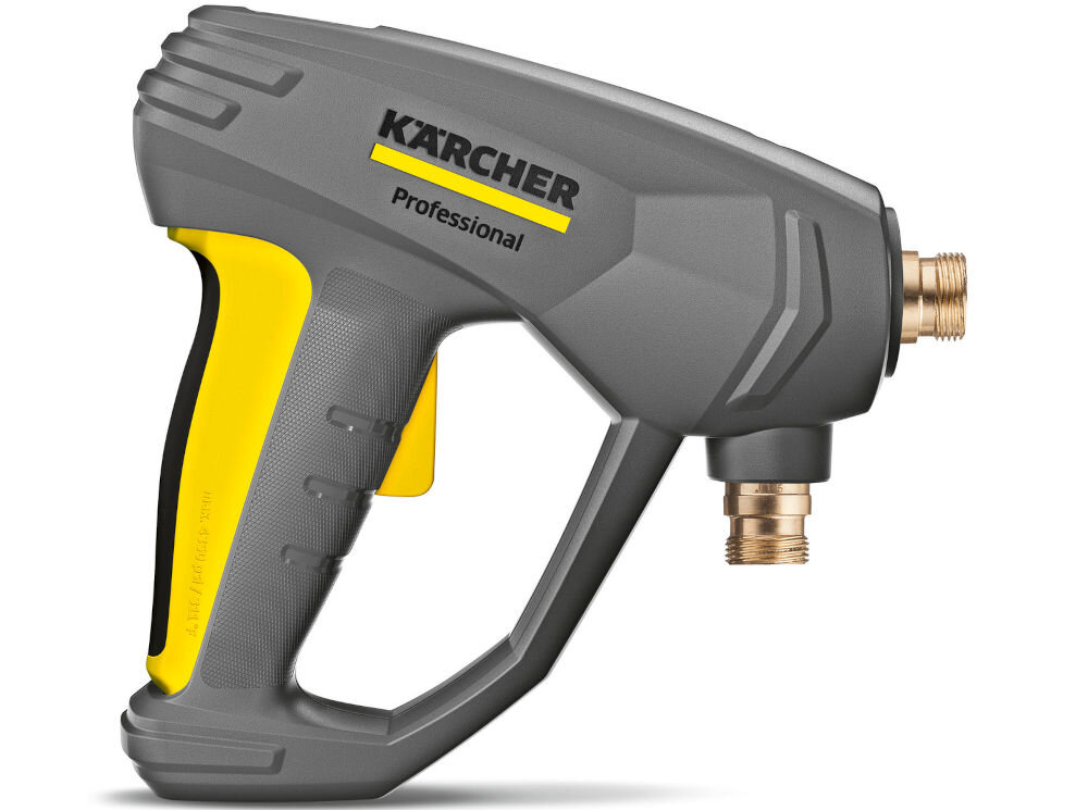 Pistolet wysokociśnieniowy KARCHER Professional Easy Press 4.118-005.0 funkcjonalność imponująca wytrzymałość wysoka jakość materiałów ceramika w kulach i gniazdach zaworu odporność na uszkodzenia mechaniczne twardość ceramicznych elementów wyższa niż jakiegokolwiek ciała obcego długowieczność 