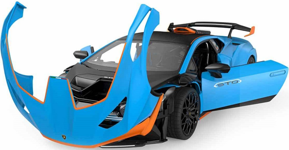 Samochód zdalnie sterowany RASTAR Lamborghini Huracán STO licencja bugatti skala prędkość zasięg