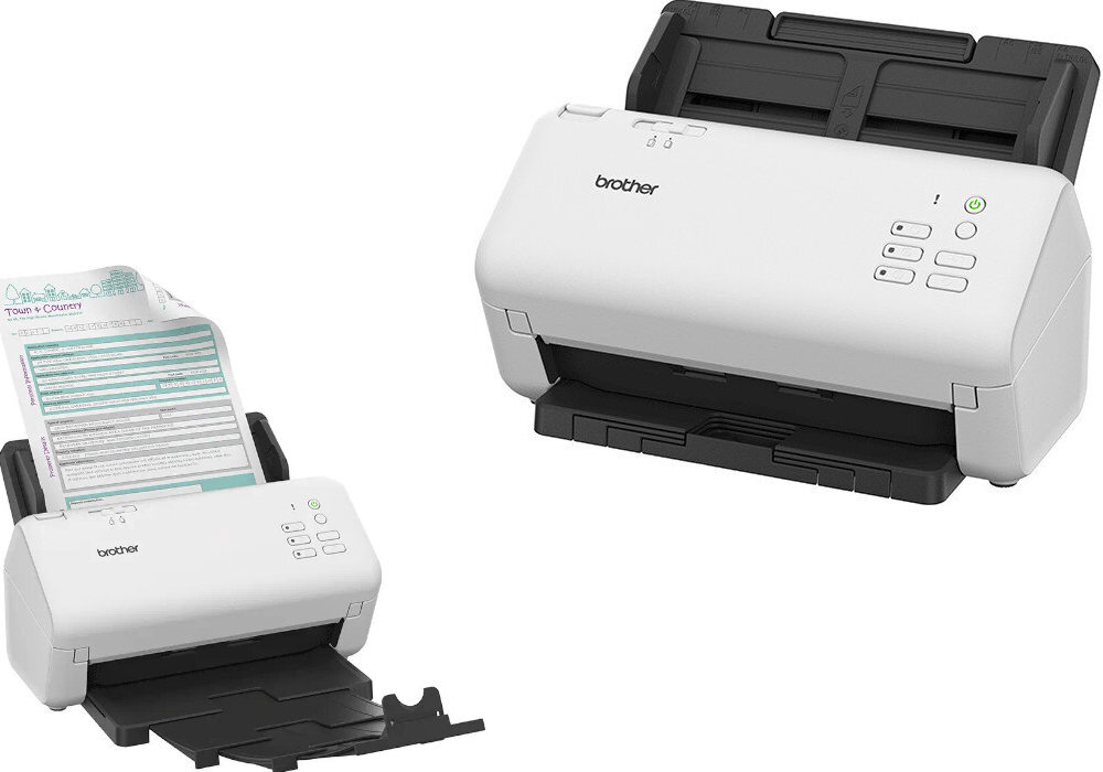 Skaner BROTHER ADS-4300N pomoc wytrzymałość efektywność digitalizacja prędkość produktywność