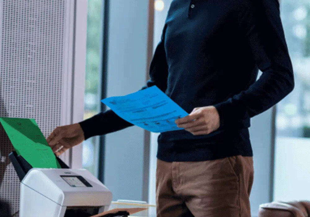 Skaner BROTHER ADS-4900W pomoc wytrzymałość efektywność digitalizacja prędkość produktywność