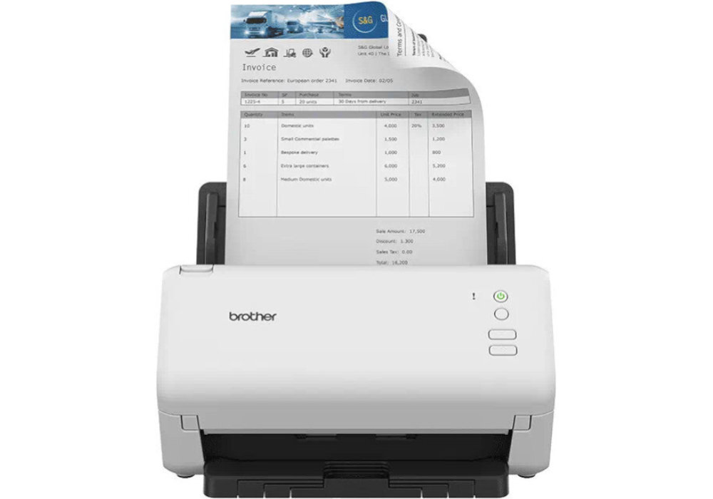 Skaner BROTHER ADS-4100 pomoc wytrzymałość efektywność digitalizacja prędkość produktywność