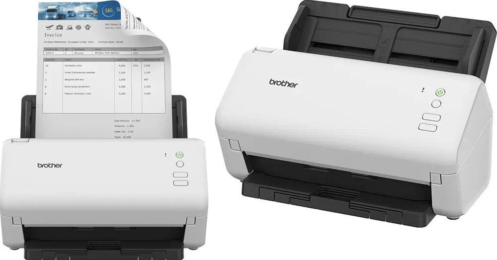 Skaner BROTHER ADS-4100 pomoc wytrzymałość efektywność digitalizacja prędkość produktywność