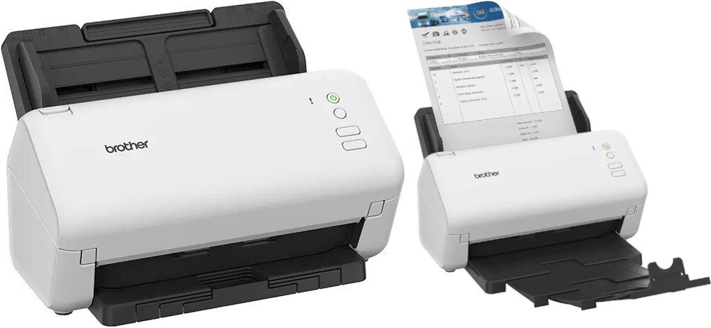 Skaner BROTHER ADS-4100 pomoc wytrzymałość efektywność digitalizacja prędkość produktywność