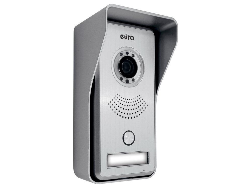 Zestaw wideodomofonowy EURA Gamma VDP-42A3W Wi-Fi kaseta wspolczynnik ochrony IP44 specjalny daszek