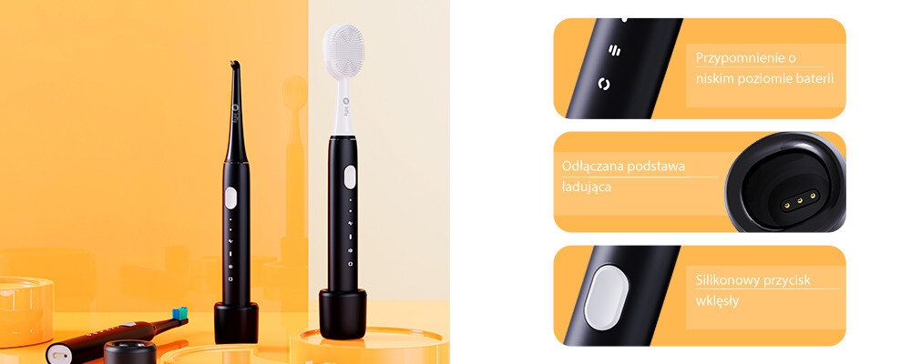 Szczoteczka soniczna INFLY T07X Czarny