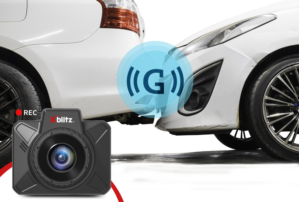Wideorejestrator XBLITZ X7 GPS tryb parkingowy