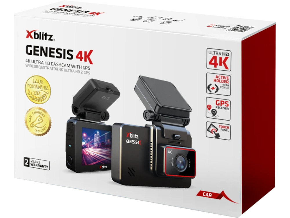 Wideorejestrator XBLITZ Genesis 4K opakowanie