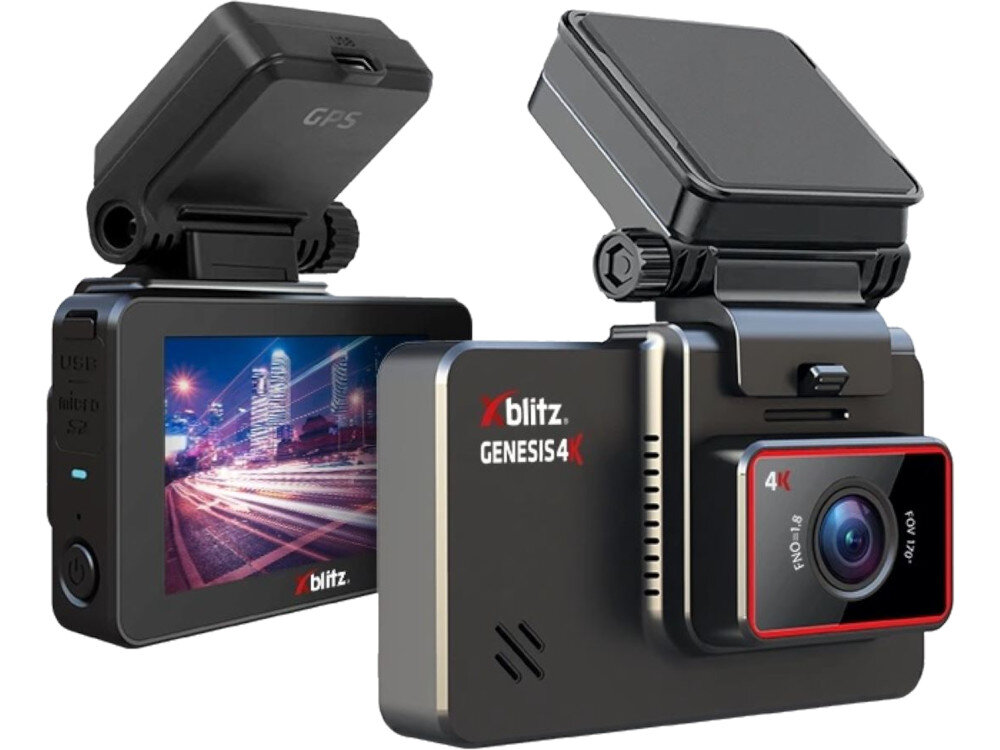 Wideorejestrator XBLITZ Genesis 4K urzadzenie zapewniajace bezpieczna podroz