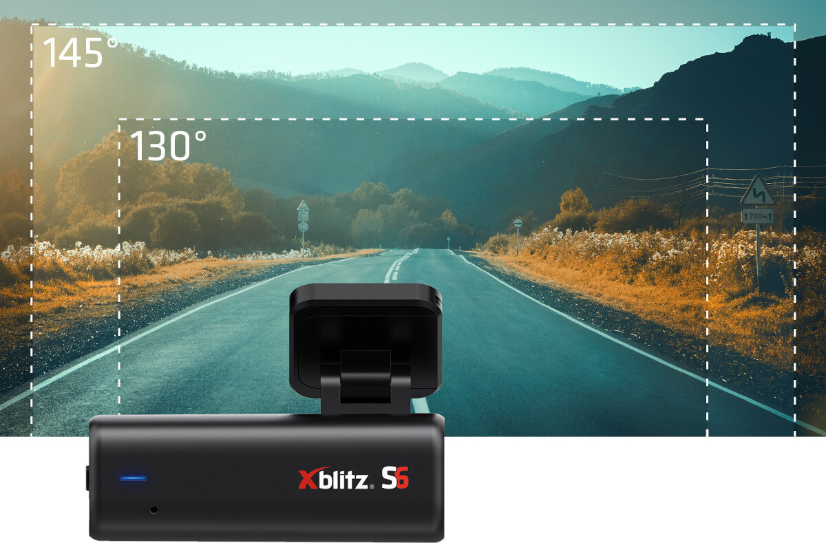 Wideorejestrator XBLITZ S6 szeroki kat nagrywania