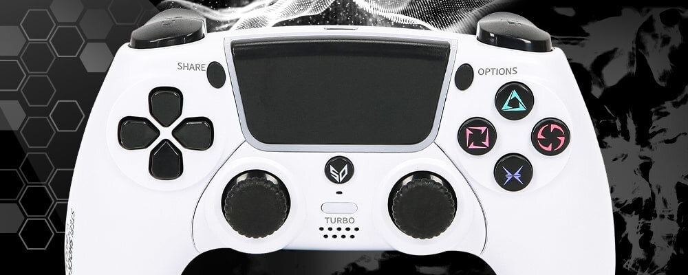 Kontroler STEELDIGI Steelshock V2 Dasan Biały podświetlenie kompatybilność