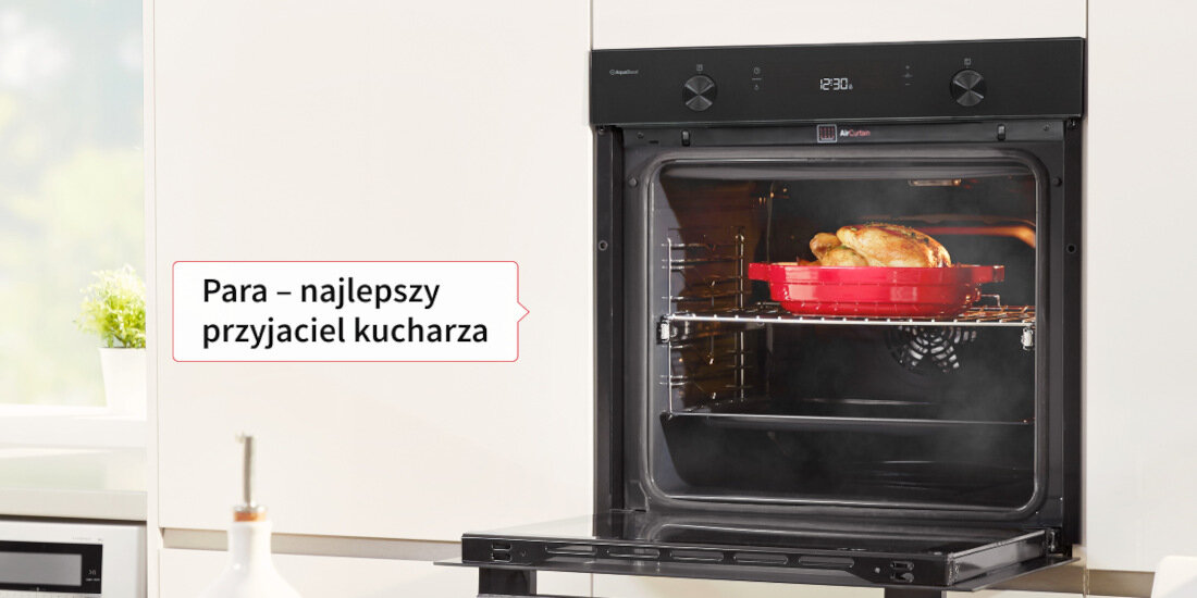 Piekarnik SHARP KA-74Z68BNM-PL Elektryczny parowy Czarny A Gotowanie parowe eksperymenty kulinarne