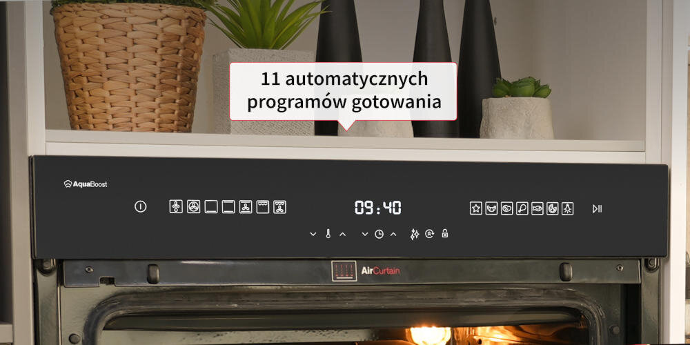 SHARP KA-74L64BNH-PL automatyczne programy pieczenie posiłki idealne wypieki temperatura nawiew turbo termoobieg pieczenie statyczne pizza boost