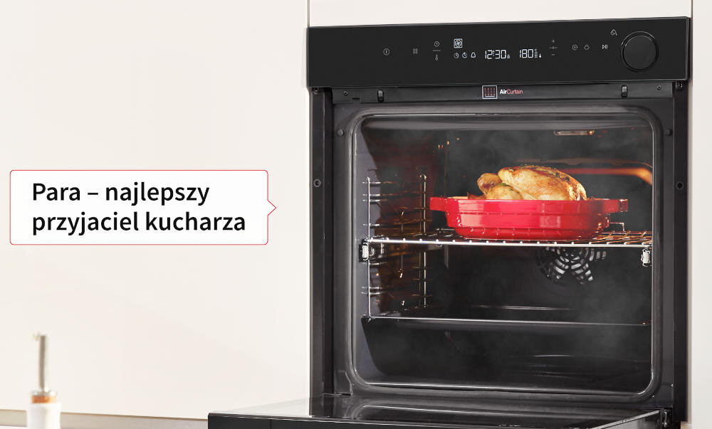 SHARP KA-73G68BNH-PL piekarnik funkcja para pieczenie pizza podgrzewanie smażenie steam assisted