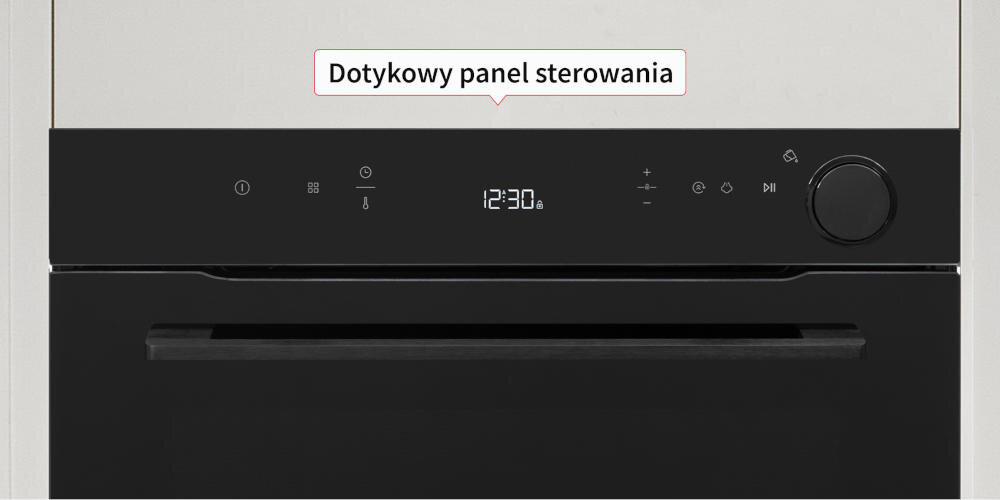 SHARP KA-73G68BNH-PL wybór funkcje pieczenie pokrętła ustawienia parametry pieczenie cyfrowy timer dotykowy godzina czas blokada