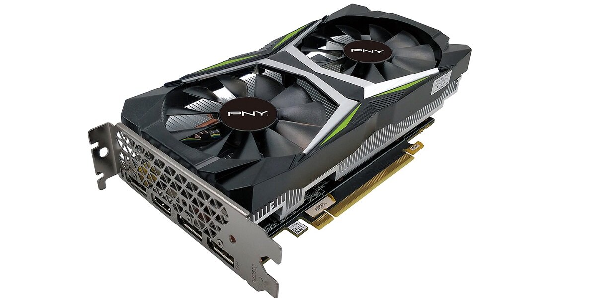 Karta graficzna PNY GeForce RTX 2060 Uprising Dual Fan 12GB Umożliwi Ci zupełnie nowy sposób doświadczania gier Gwarancja utrzymania niskich temperatur nawet podczas najbardziej intensywnej rozgrywki