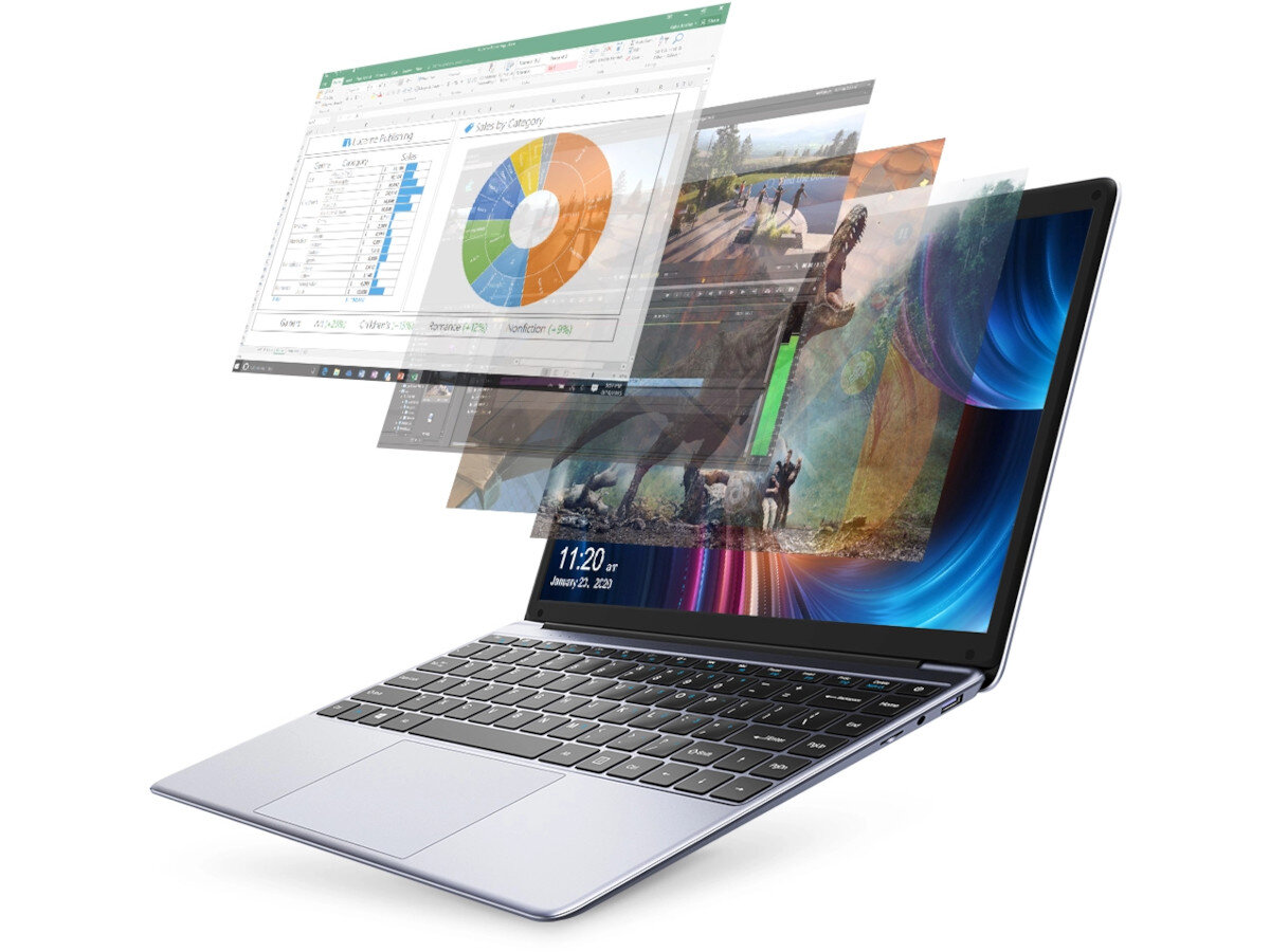 Laptop CHUWI HeroBook Pro pojemna pamiec ram