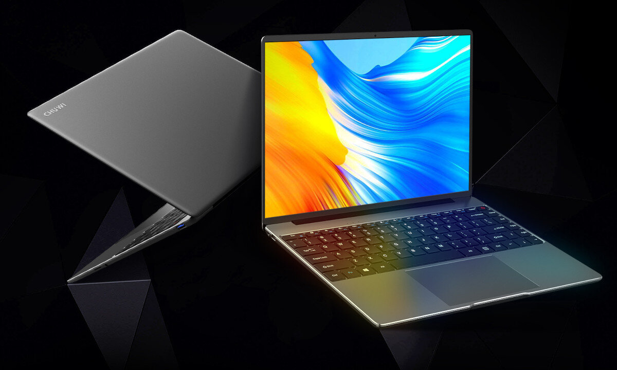 Laptop CHUWI CoreBook X dostepnosc roznych zasilacz