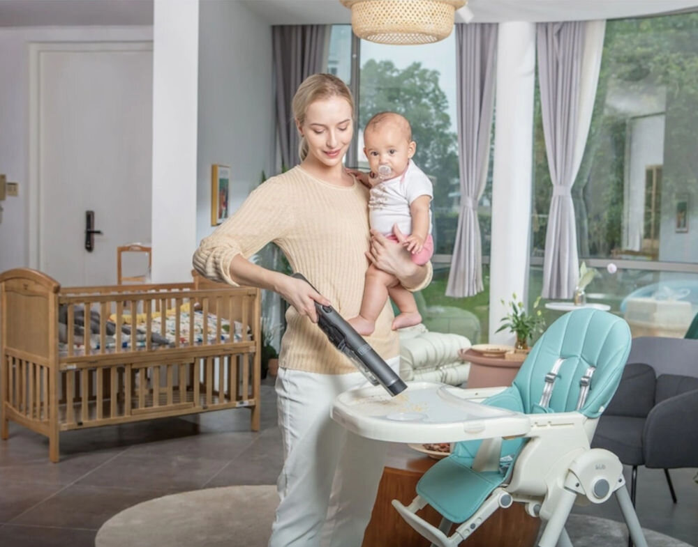 Odkurzacz reczny BLACK&DECKER DVC320B21-QW Szary Ergonomiczny ksztalt wygoda komfort uzytkowanie