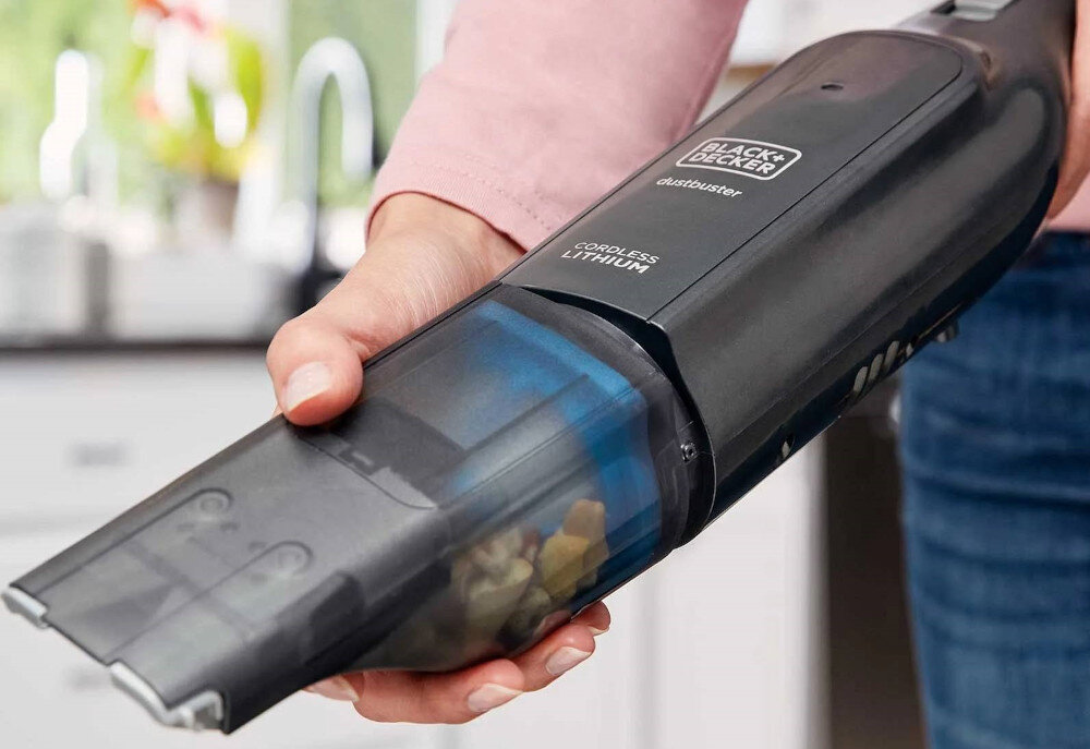 Odkurzacz reczny BLACK&DECKER HLVC315J11-QW Przezroczysta oslona