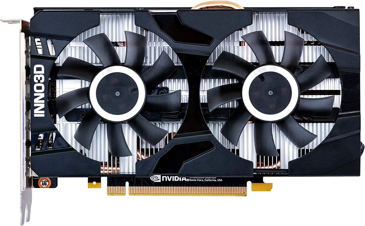 Karta graficzna INNO3D GeForce GTX 1660 Super Twin X2 6GB - wydajna karta graficzna GDDR6 Nvidia Turing